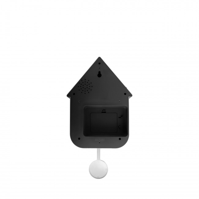 Dupla Color Cuckoo - Horloge murale en métal avec coucou