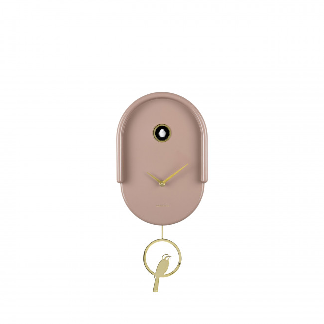 Tweet - Horloge murale en métal avec coucou