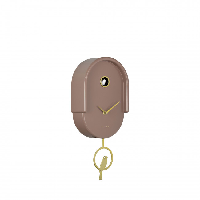 Tweet - Horloge murale en métal avec coucou