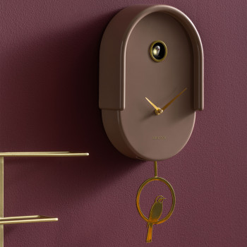 Tweet - Horloge murale en métal avec coucou
