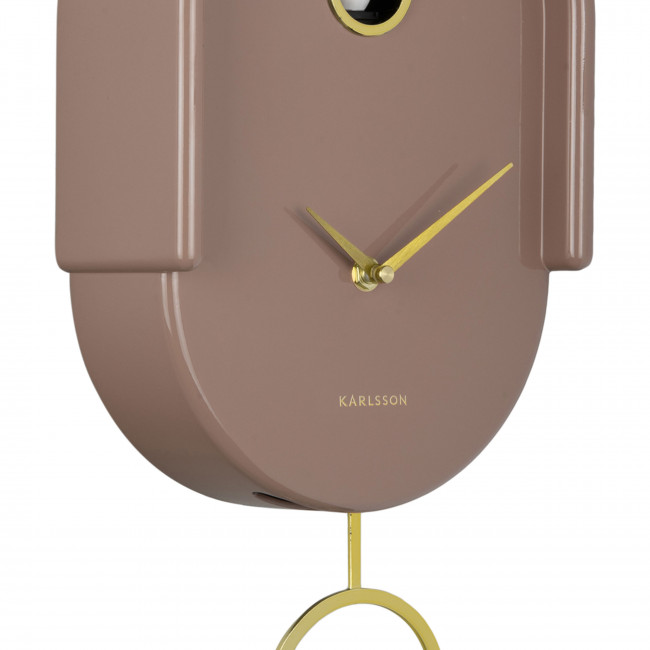 Tweet - Horloge murale en métal avec coucou