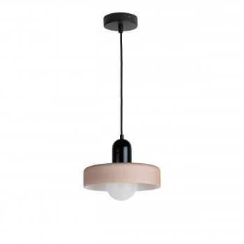 Opaco Grato - Suspension en métal avec abat-jour cylindrique