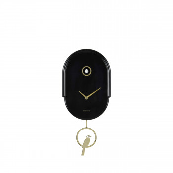 Tweet - Horloge murale en métal avec coucou