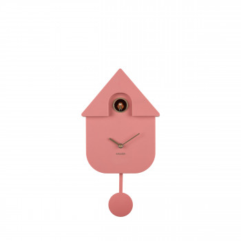 Modern cuckoo oro - Horloge murale en métal avec coucou