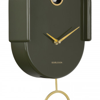 Tweet - Horloge murale en métal avec coucou