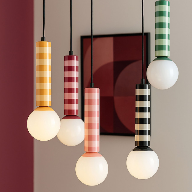 Rayado - Suspension à motif géométrique