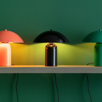 Astuto - Lampe de table champignon en métal