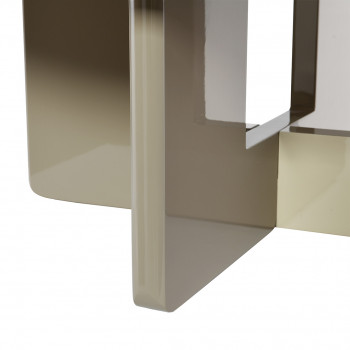 Paloma - Table basse ronde en bois laqué ø80cm