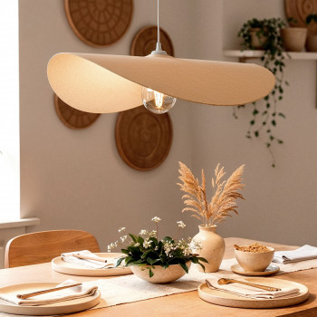 Mae - Suspension organique en feutre 60x30cm