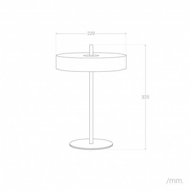 Aria - Lampe à poser en métal