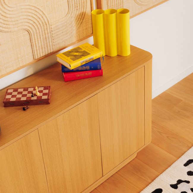 Navan - Buffet 4 portes en bois L180cm