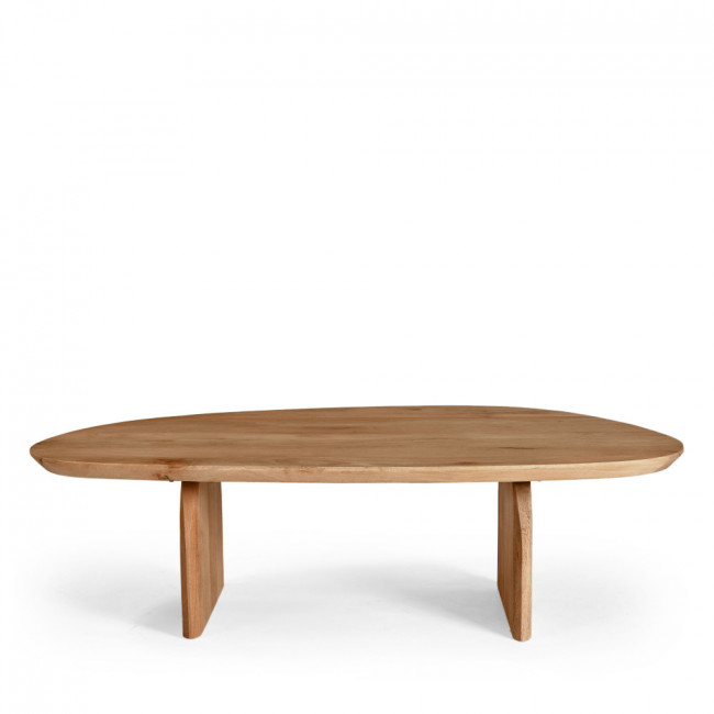 Malang - Table basse organique en bois massif d'acacia