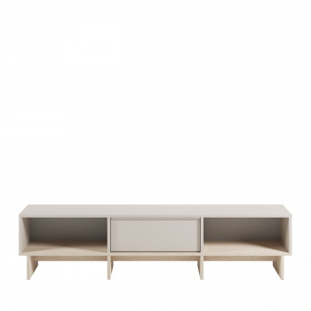 Harriet - Meuble TV 1 porte en bois et métal L170cm