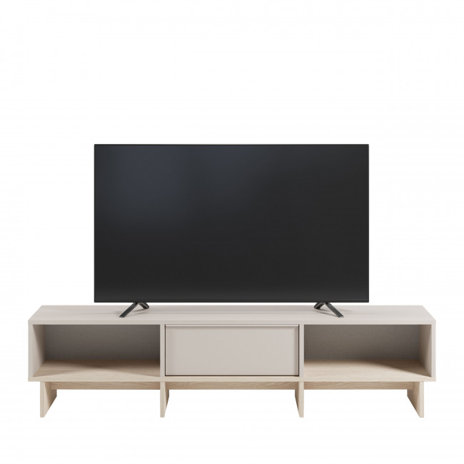 Harriet - Meuble TV 1 porte en bois et métal L170cm