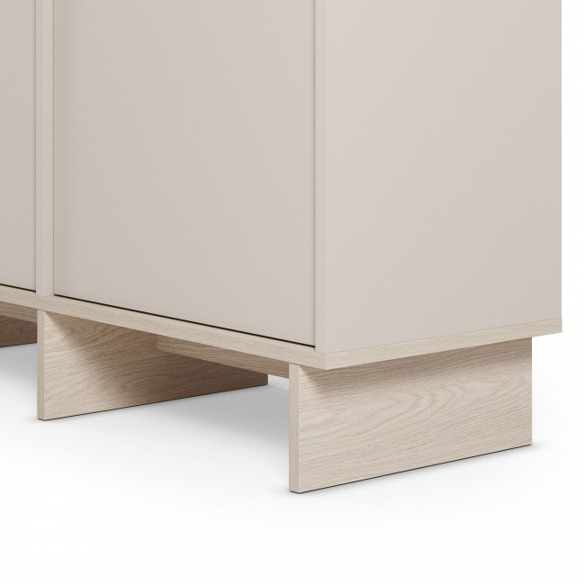 Harriet - Buffet 2 portes en bois et métal L120cm