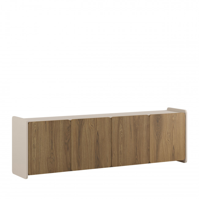 Enara - Meuble TV 4 portes en bois L180cm