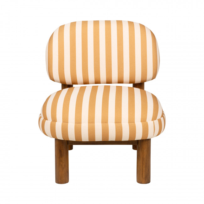 Nubo - Fauteuil en tissu et bois