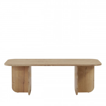 Lison - Table basse rectangulaire en bois 120x60cm