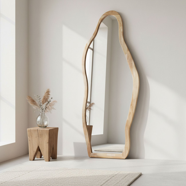 Solea - Miroir organique en bois 70x180cm