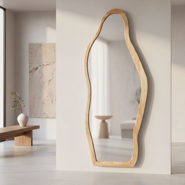Solea - Miroir organique en bois 70x180cm