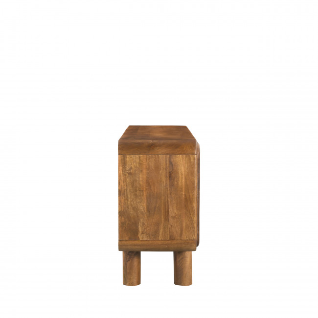 Sira - Buffet 4 portes en bois massif L160cm