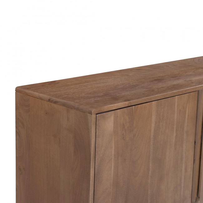Bogor - Buffet 4 portes en bois massif L150cm