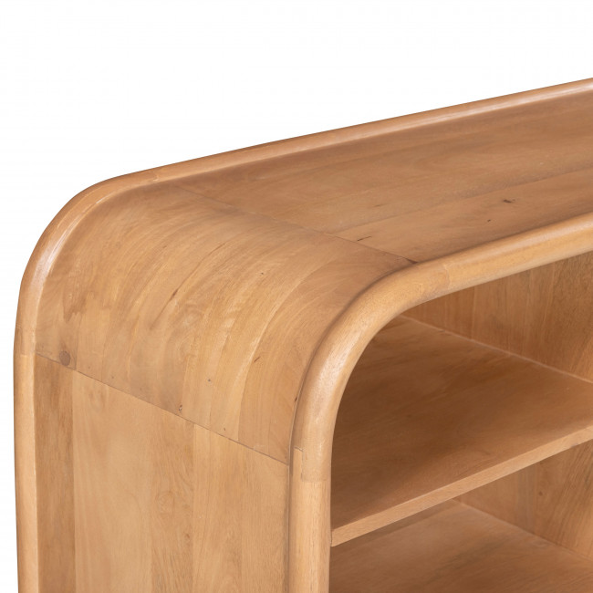 Bali - Meuble TV 2 portes en bois massif L150cm