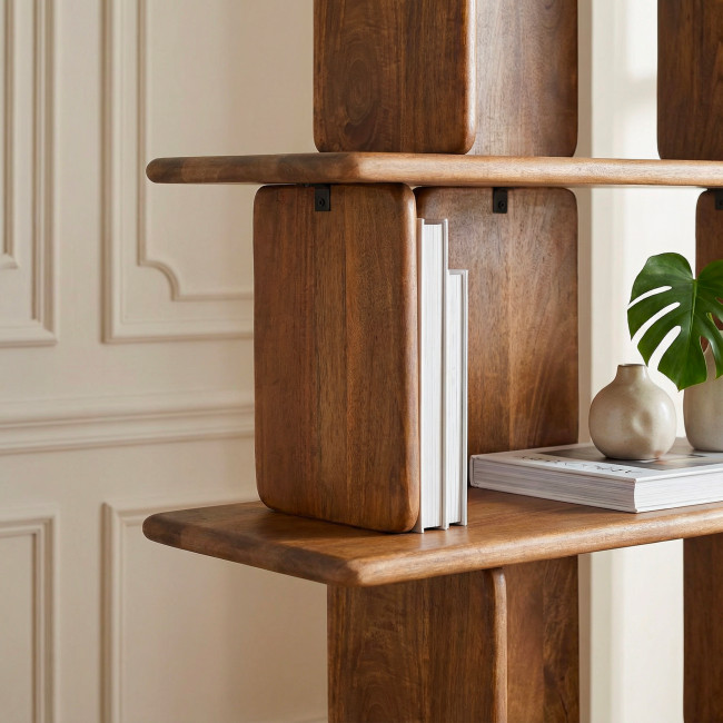 Batam - Étagère en bois massif H180cm