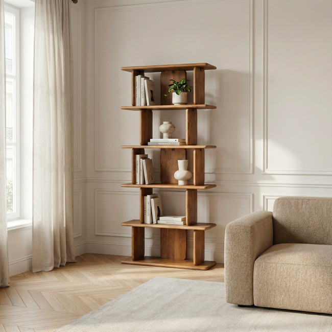 Batam - Étagère en bois massif H180cm