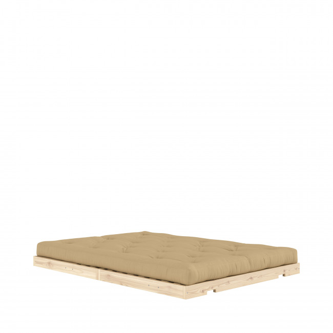 Flip - Canapé convertible 2,5 places en tissu et bois