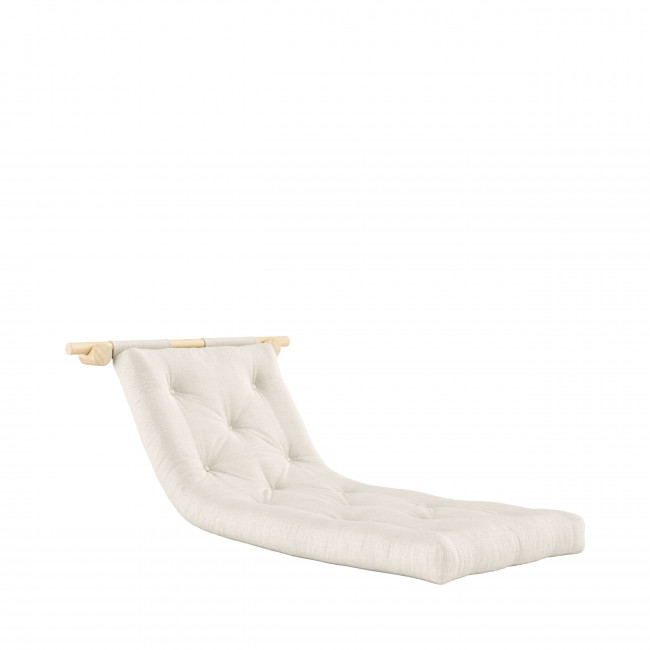 Hooked - Fauteuil convertible en lin et bois avec accroches murales