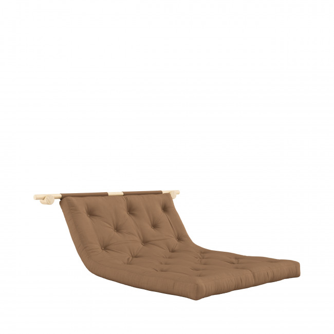 Hooked - Canapé convertible 2,5 places en tissu et bois avec accroches murales