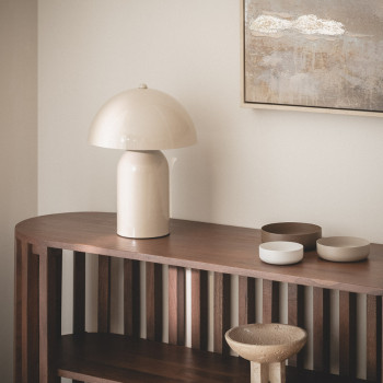 Arto - Lampe à poser champignon en métal