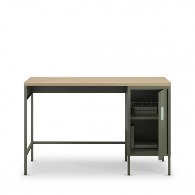 Adel - Bureau 1 porte en métal L120cm