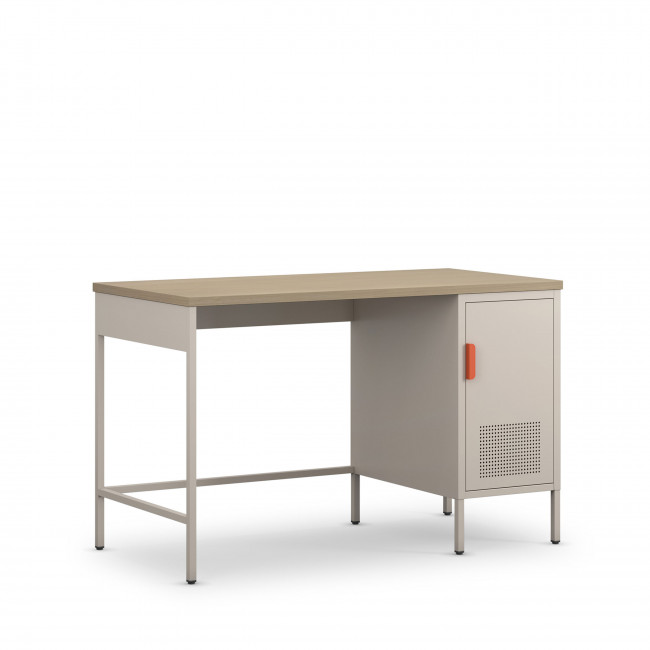 Adel - Bureau 1 porte en métal L120cm