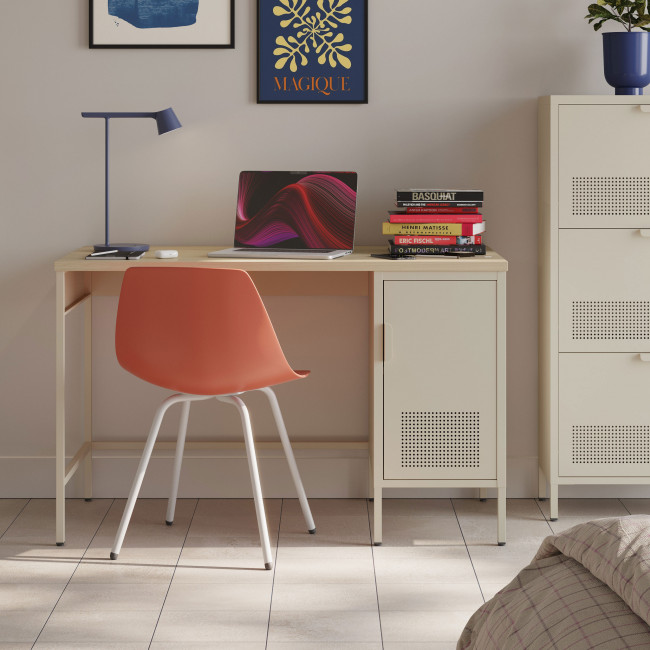 Adel - Bureau 1 porte en métal L120cm