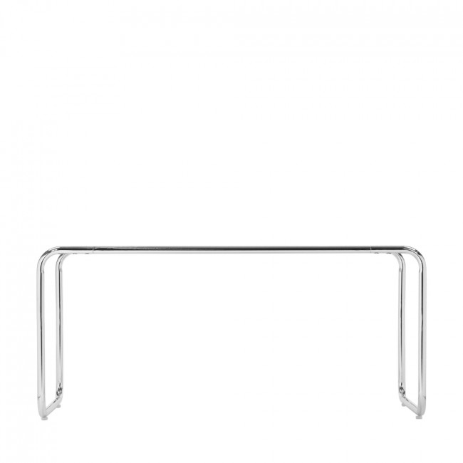 Rika - Table basse en verre pieds chrome