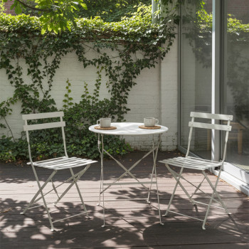 Marseille - Ensemble de jardin 2 personnes en acier