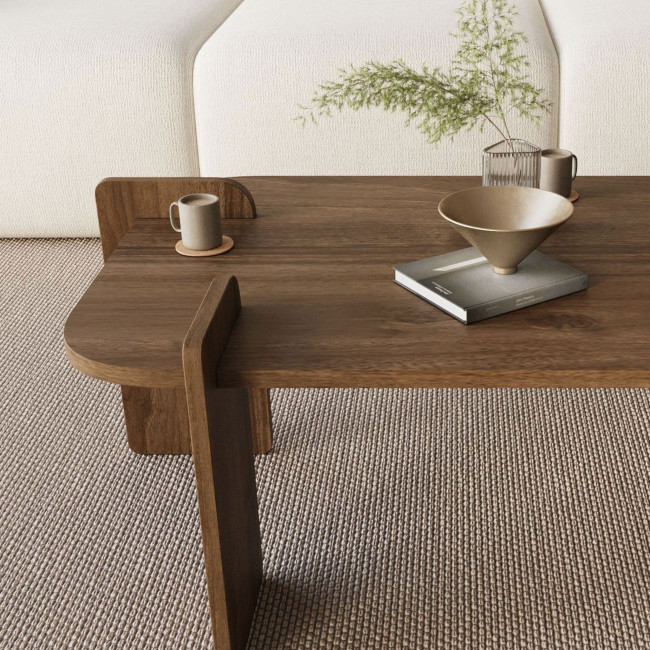 Soleni - Table basse en bois 120x60cm