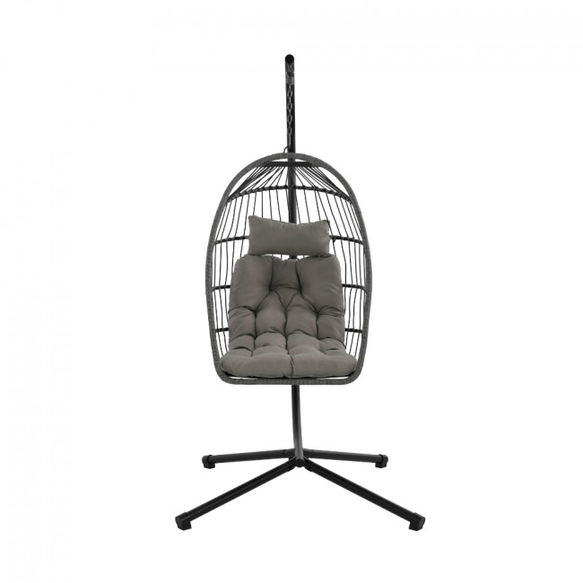 Sully - Fauteuil suspendu de jardin en corde et acier