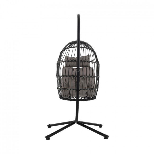 Sully - Fauteuil suspendu de jardin en corde et acier