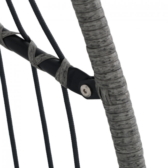 Sully - Fauteuil suspendu de jardin en corde et acier