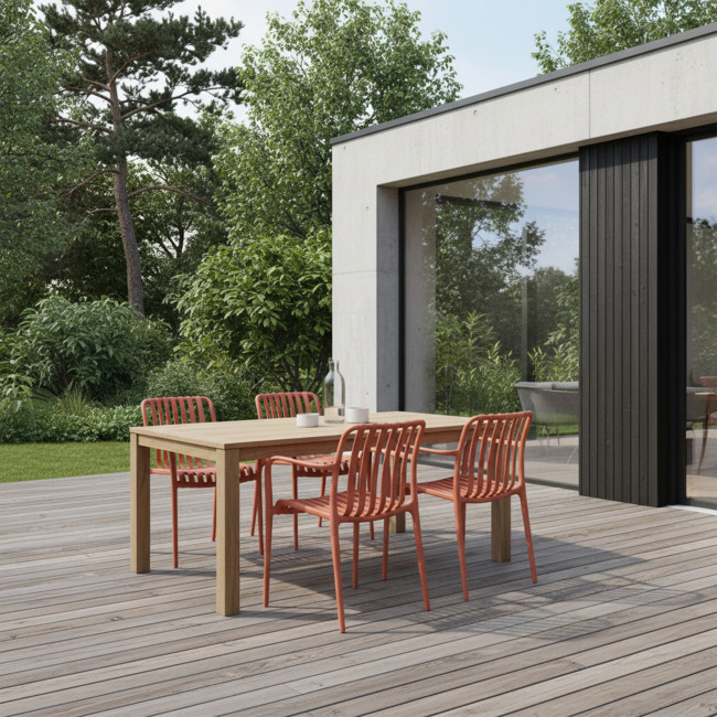 Brano - Lot de 2 fauteuils indoor/outdoor en plastique