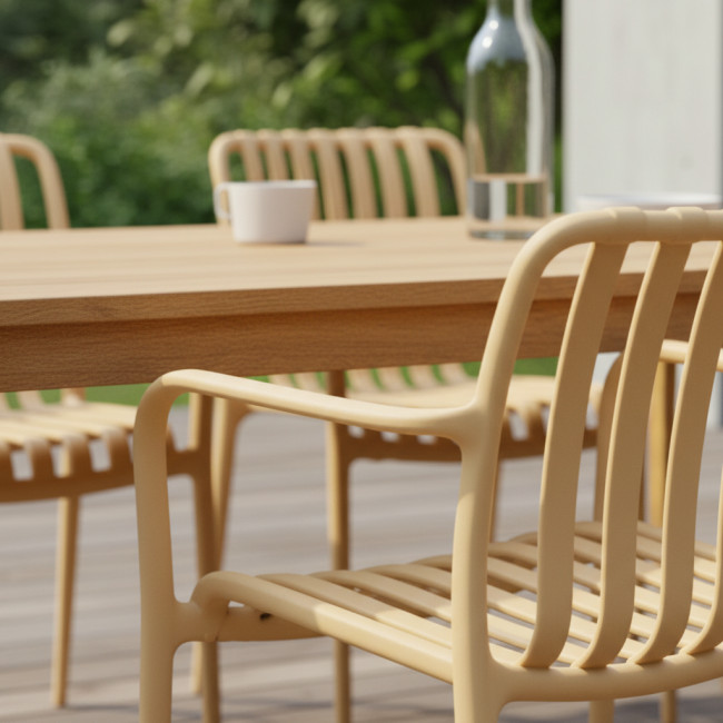 Brano - Lot de 2 fauteuils indoor/outdoor en plastique