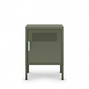 Adel - Table de chevet 1 porte en métal L40cm