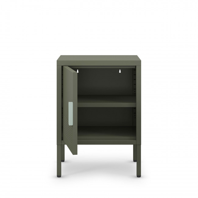 Adel - Table de chevet 1 porte en métal L40cm