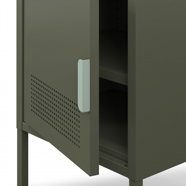 Adel - Table de chevet 1 porte en métal L40cm