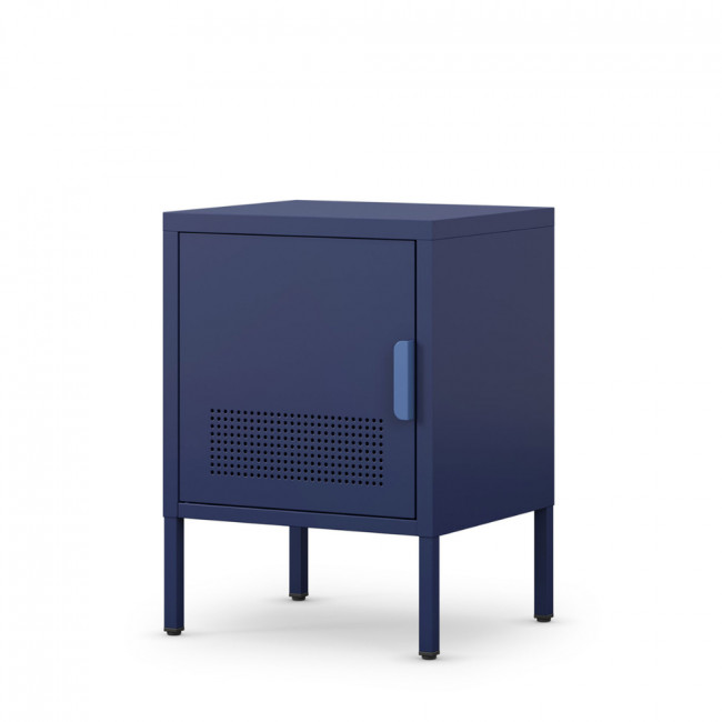 Adel - Table de chevet 1 porte en métal L40cm