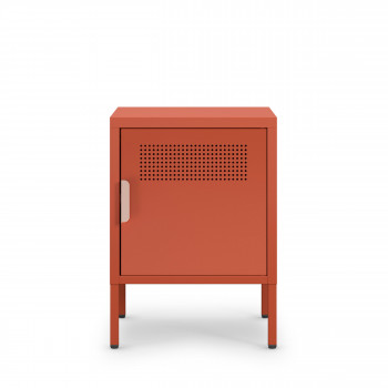 Adel - Table de chevet 1 porte en métal L40cm