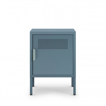 Adel - Table de chevet 1 porte en métal L40cm